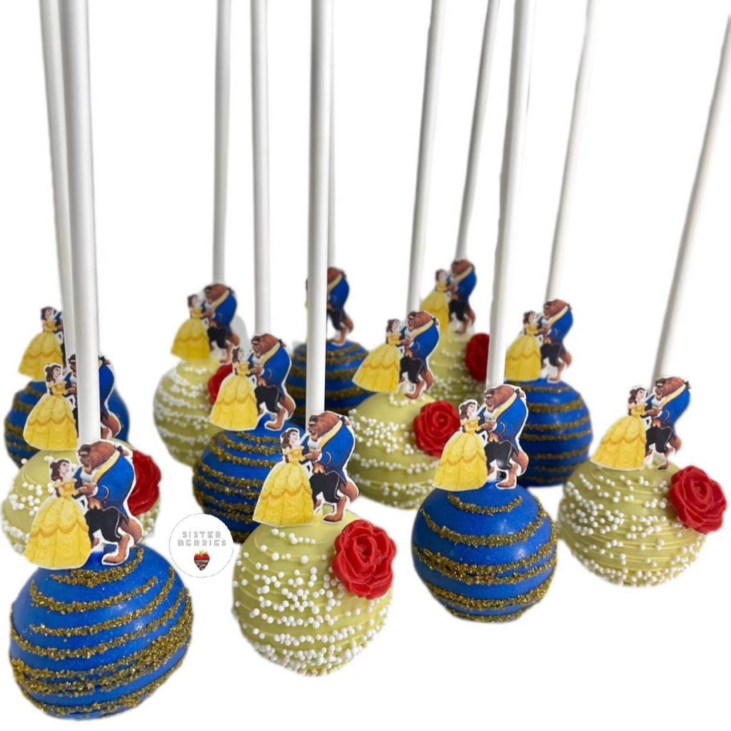 Beauty and The Beast Cake Pops 2