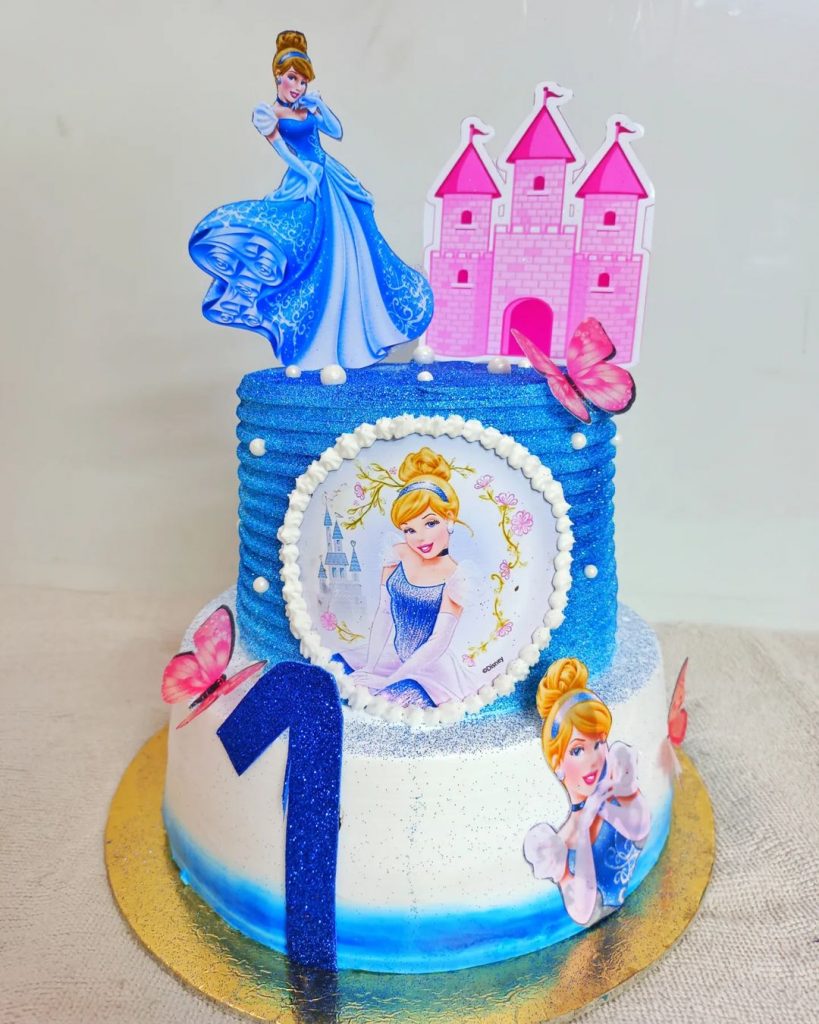 Cinderella Cake Design 2 Tier 2