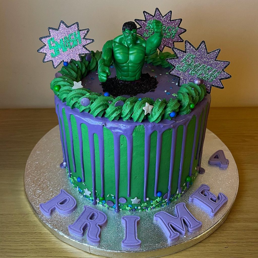 Hulk Smash Cake Design 2