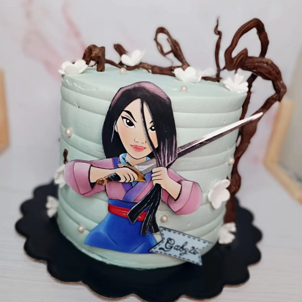 Mulan Theme Cake Images