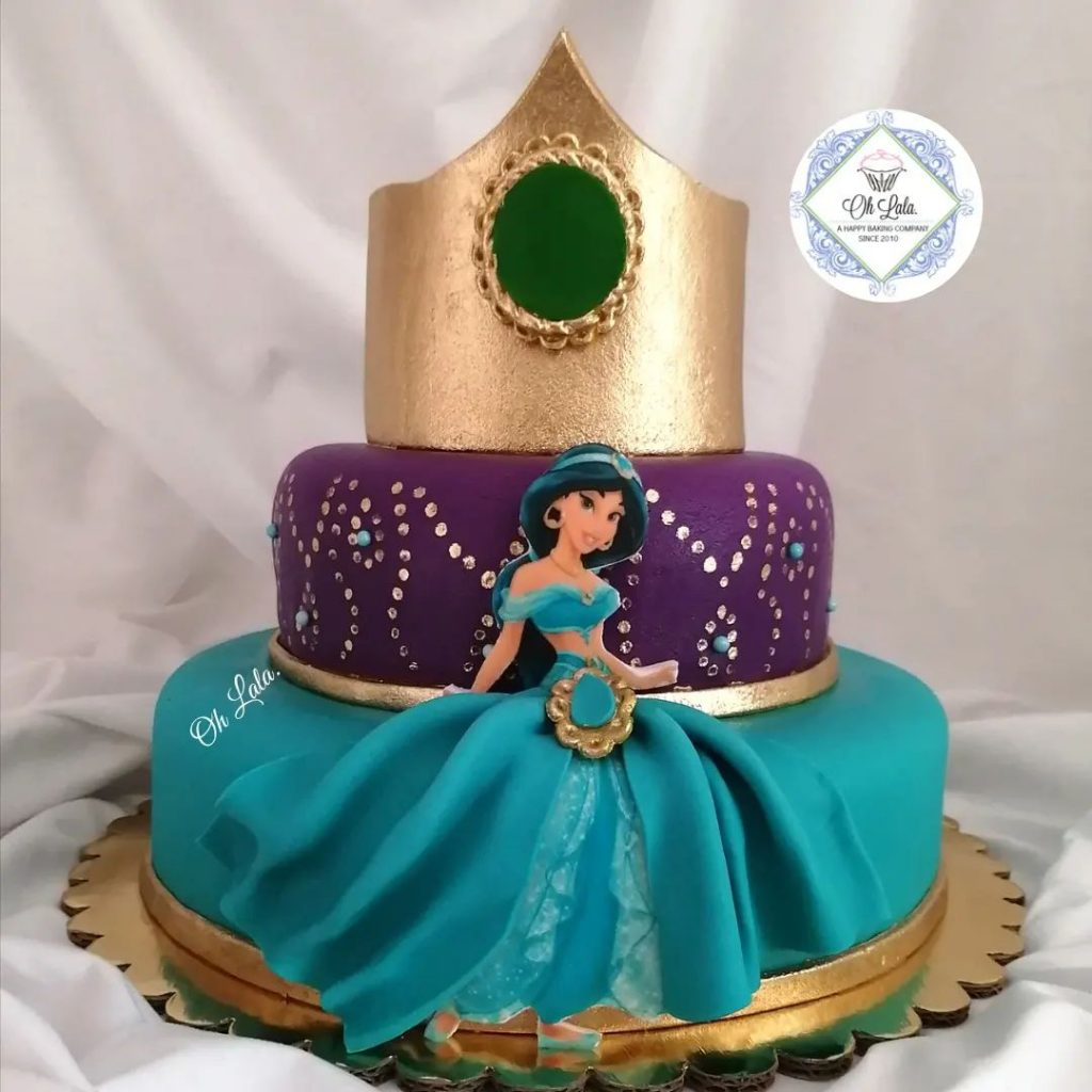 Princess Jasmine Cake Design 2
