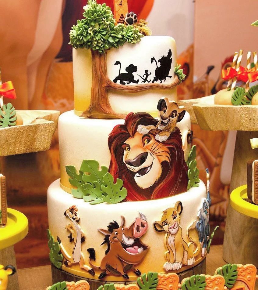 Simple Lion King Cake Designs 2