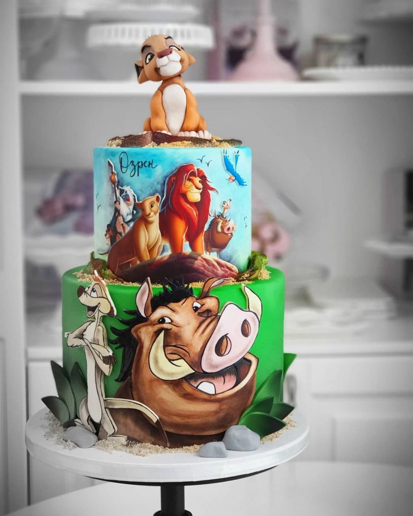 Simple Lion King Cake Designs