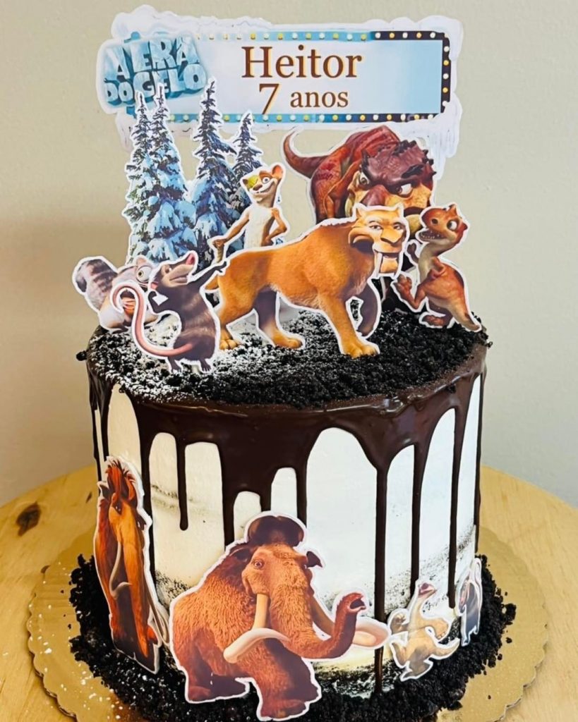 Ice Age Cake Design Pictures