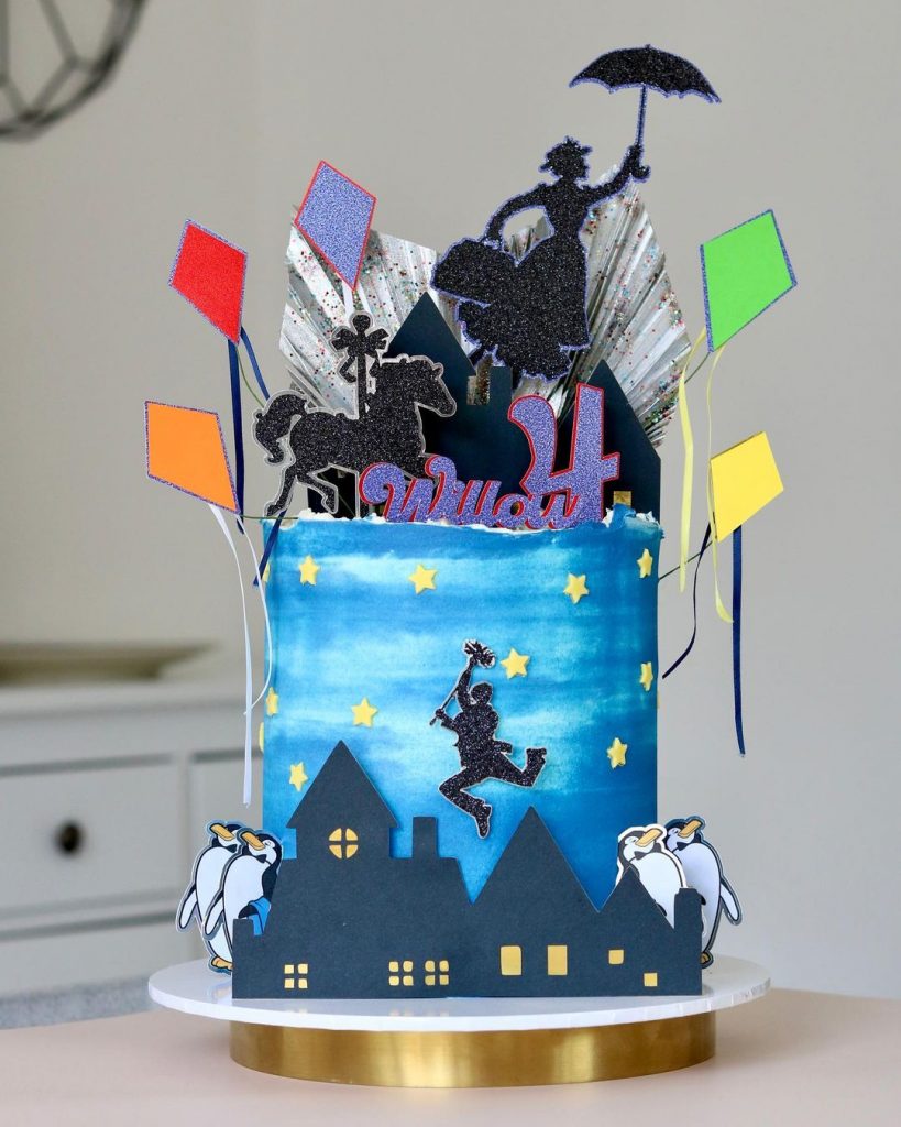 Mary Poppins Theme Cakes
