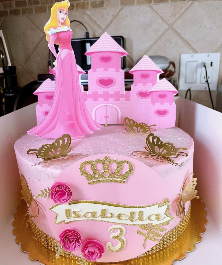 Sleeping Beauty Cake Pink