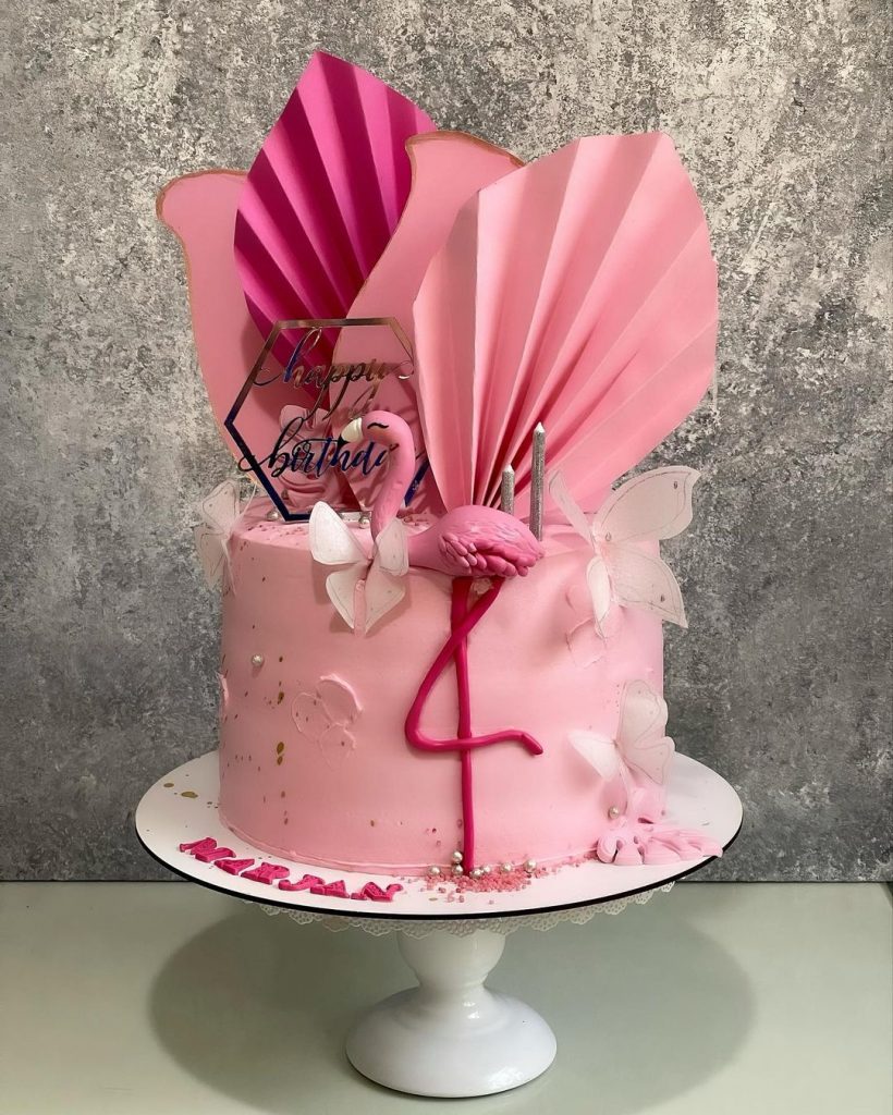 Flamingo Birthday Cakes