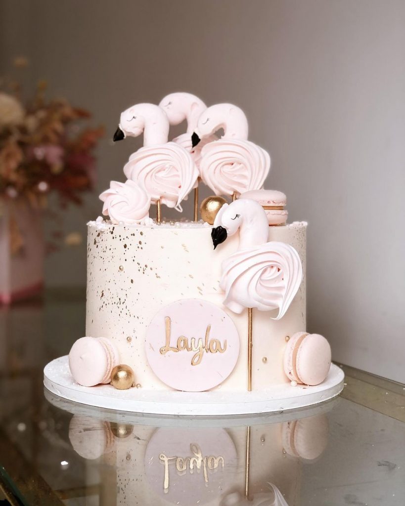 Flamingo Cake Design