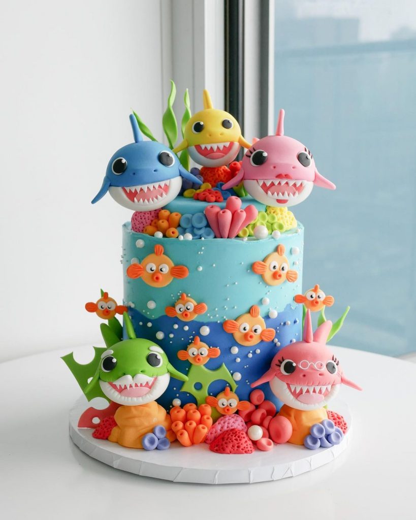 Baby Shark Cake Design 2