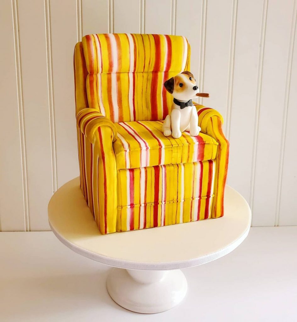 Chair Cake Design Images 2