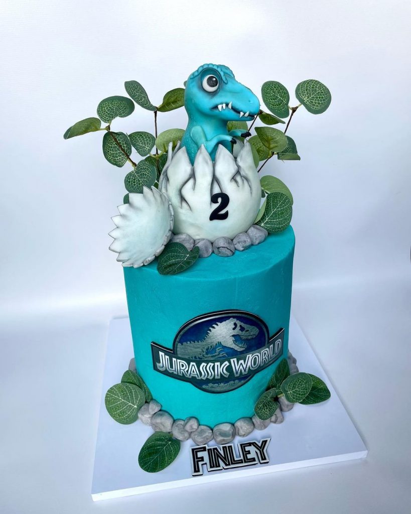 Jurassic World Cake Blue