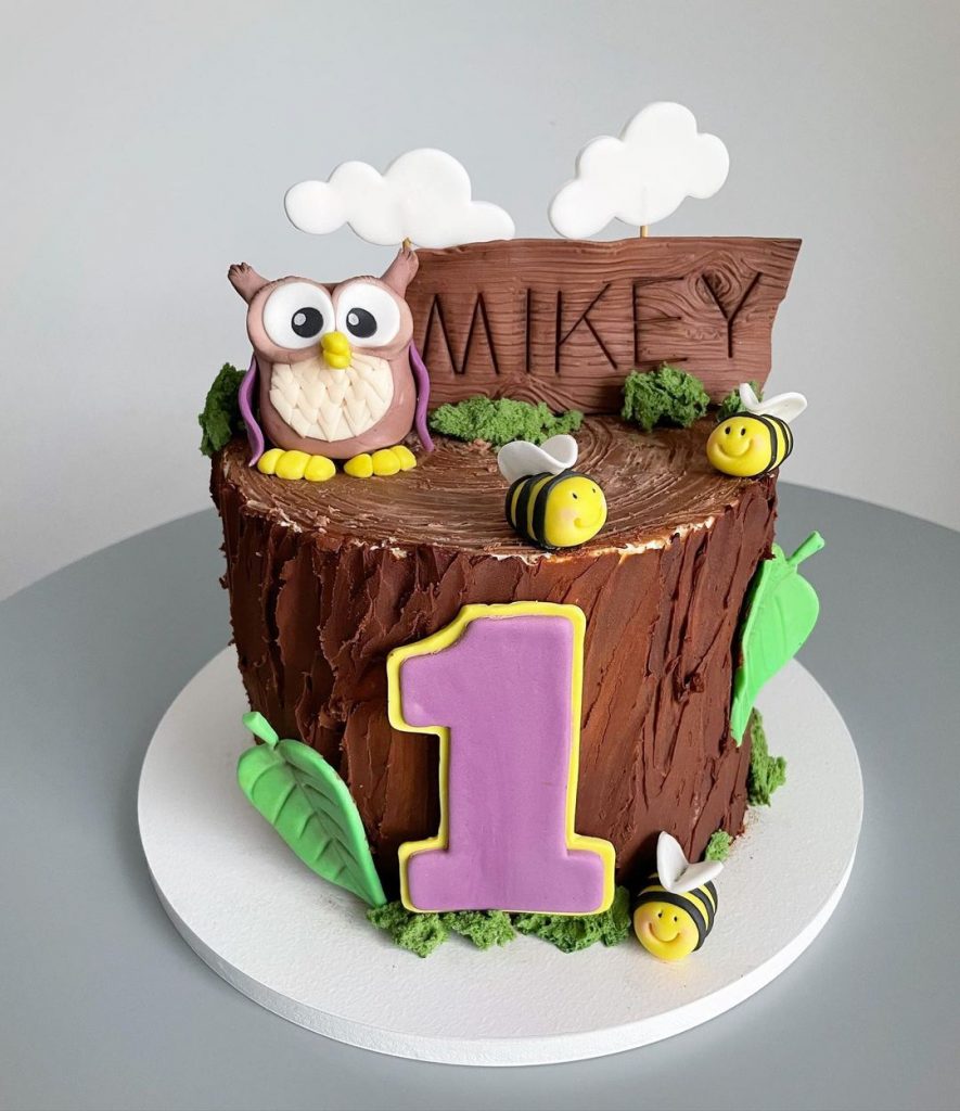 Owl Birthday Cake Designs 2