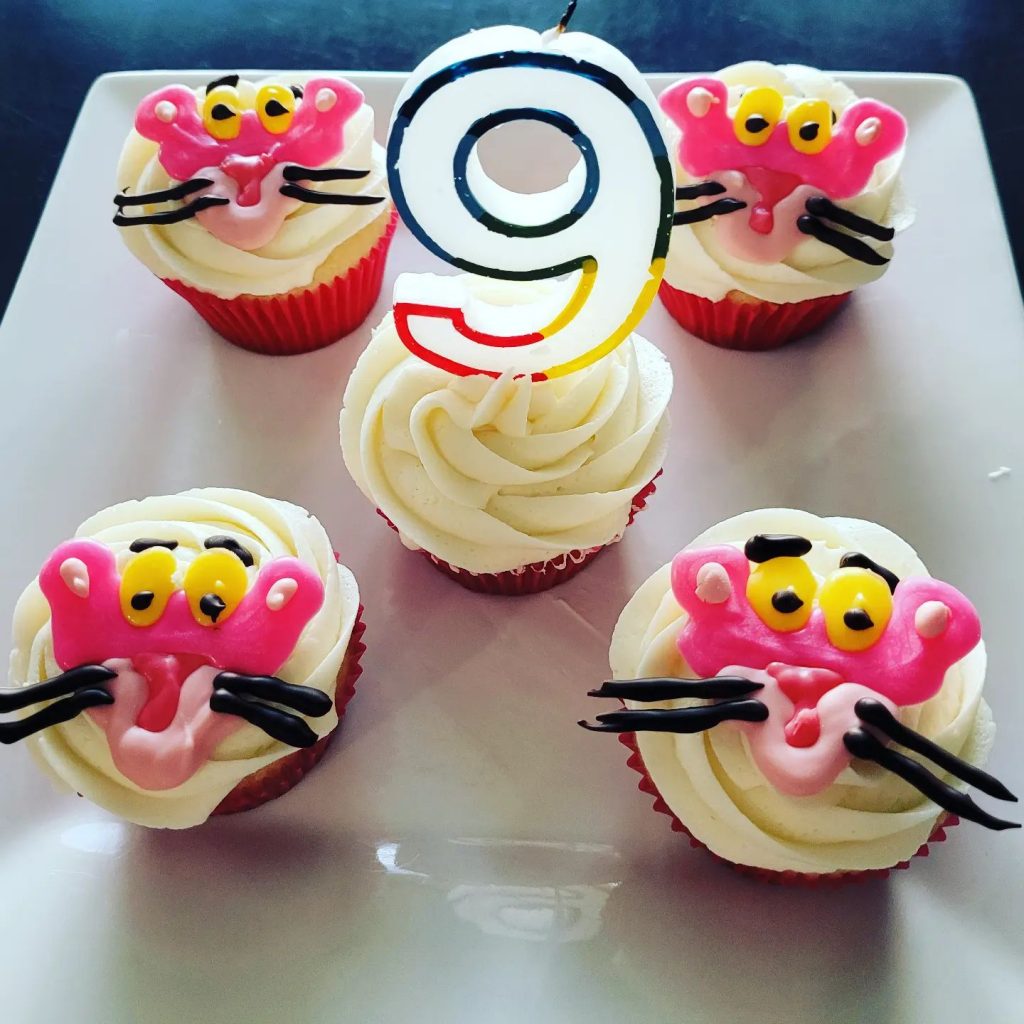 Pink Panther Cupcakes 2