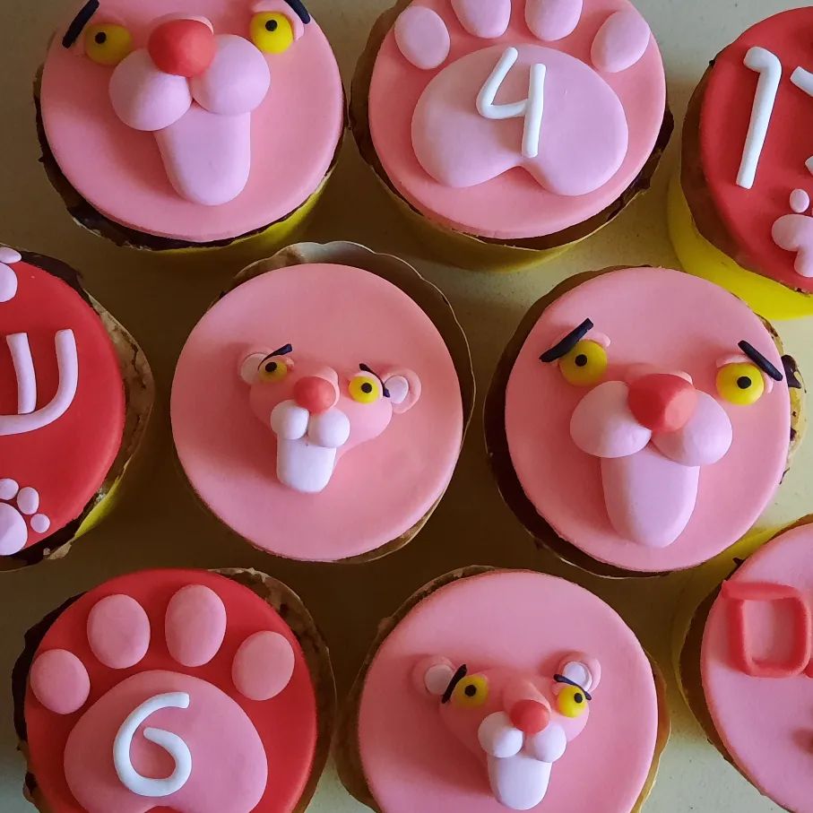 Pink Panther Cupcakes