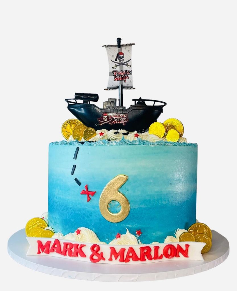 Pirate Ship Cake Design 2