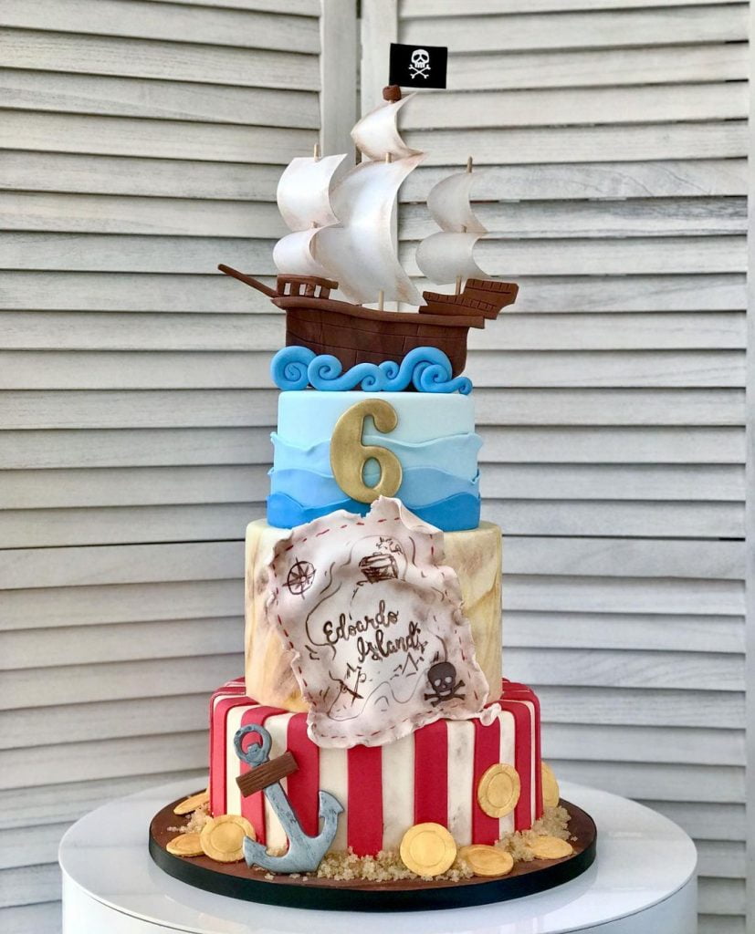 Pirate Ship Cake Design