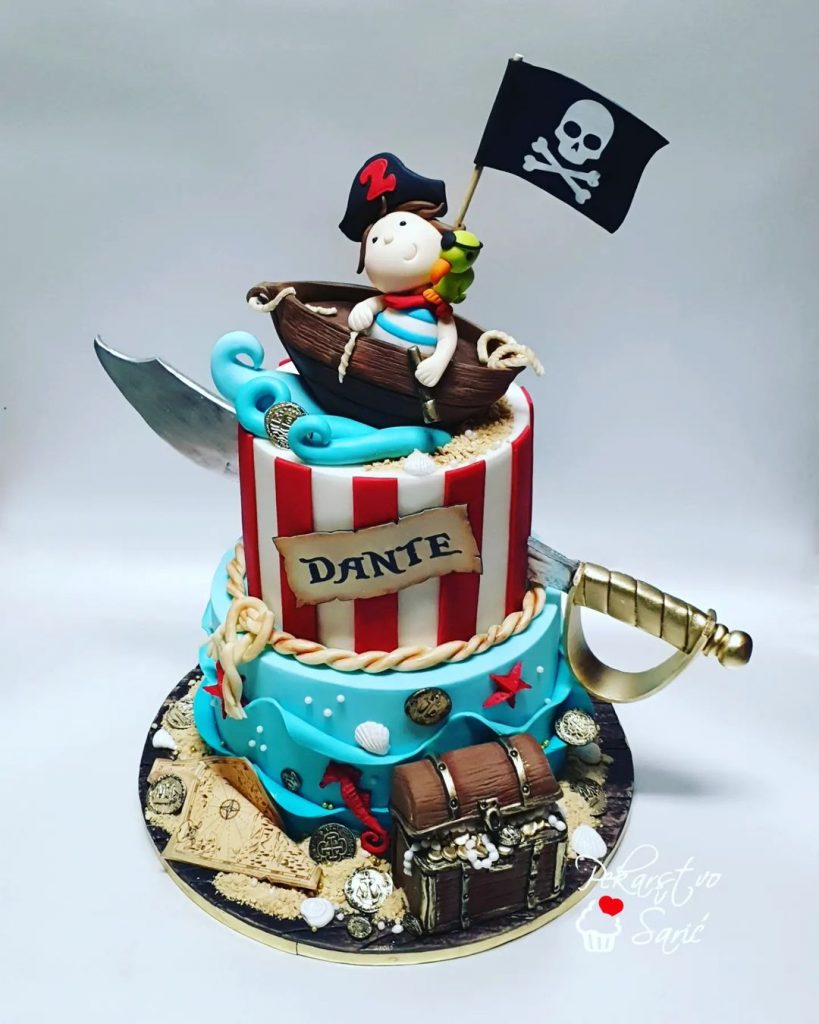 Pirates Cake Design 2