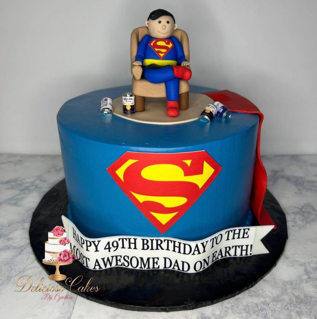 Superdad Cake Designs