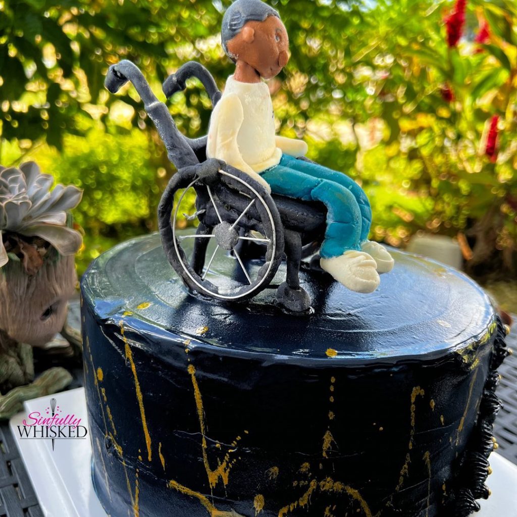 Wheel Chair Cake 2