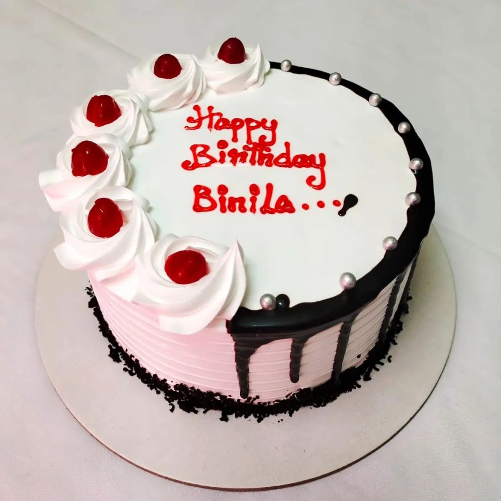 Black Forest Cake Design With Name 2