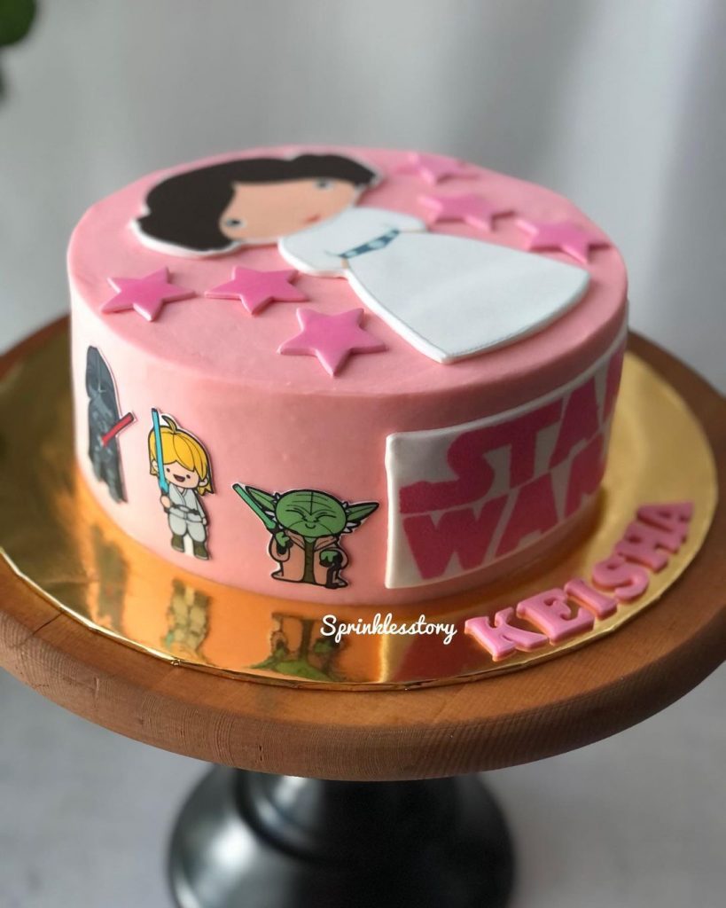 Cute Princess Leia Cake Designs