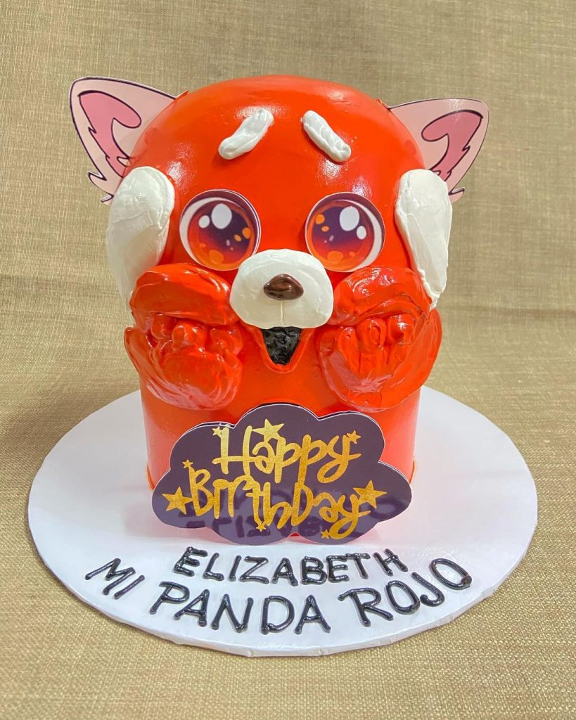 Cute Red Panda Cake 2