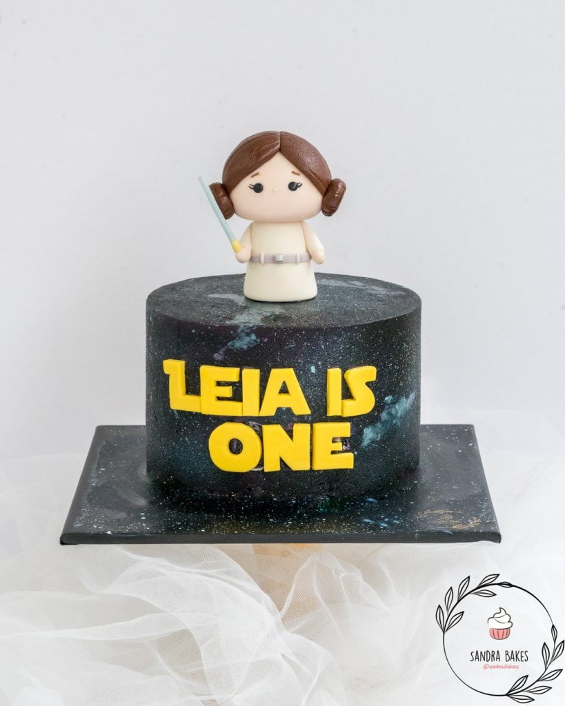 Princess Leia Birthday Cake