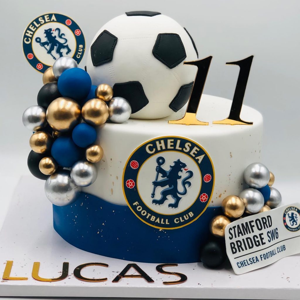 Chelsea Football Theme Cake