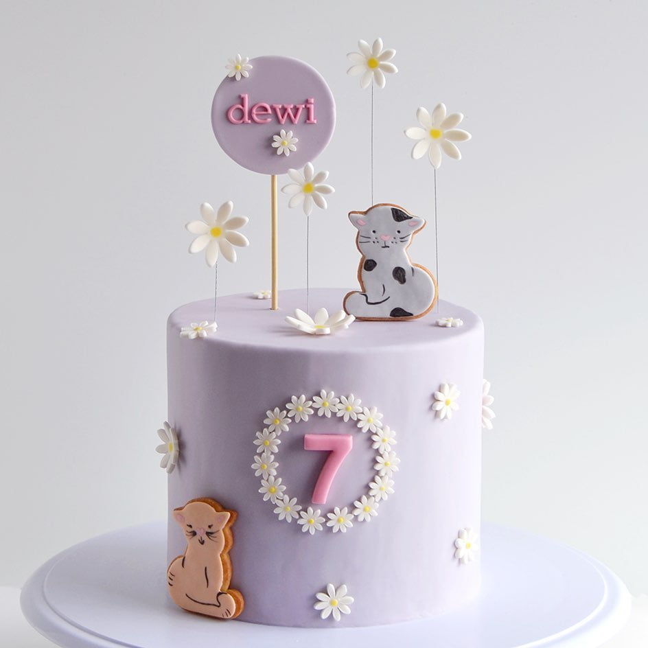 Kitten Cake Design For Girl 2